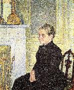 Theo Van Rysselberghe Portrait de Madame Charles Maus oil painting artist